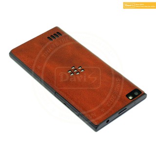 Miếng dán da bò thật cho Blackberry Leap  thương hiệu dán da Davis