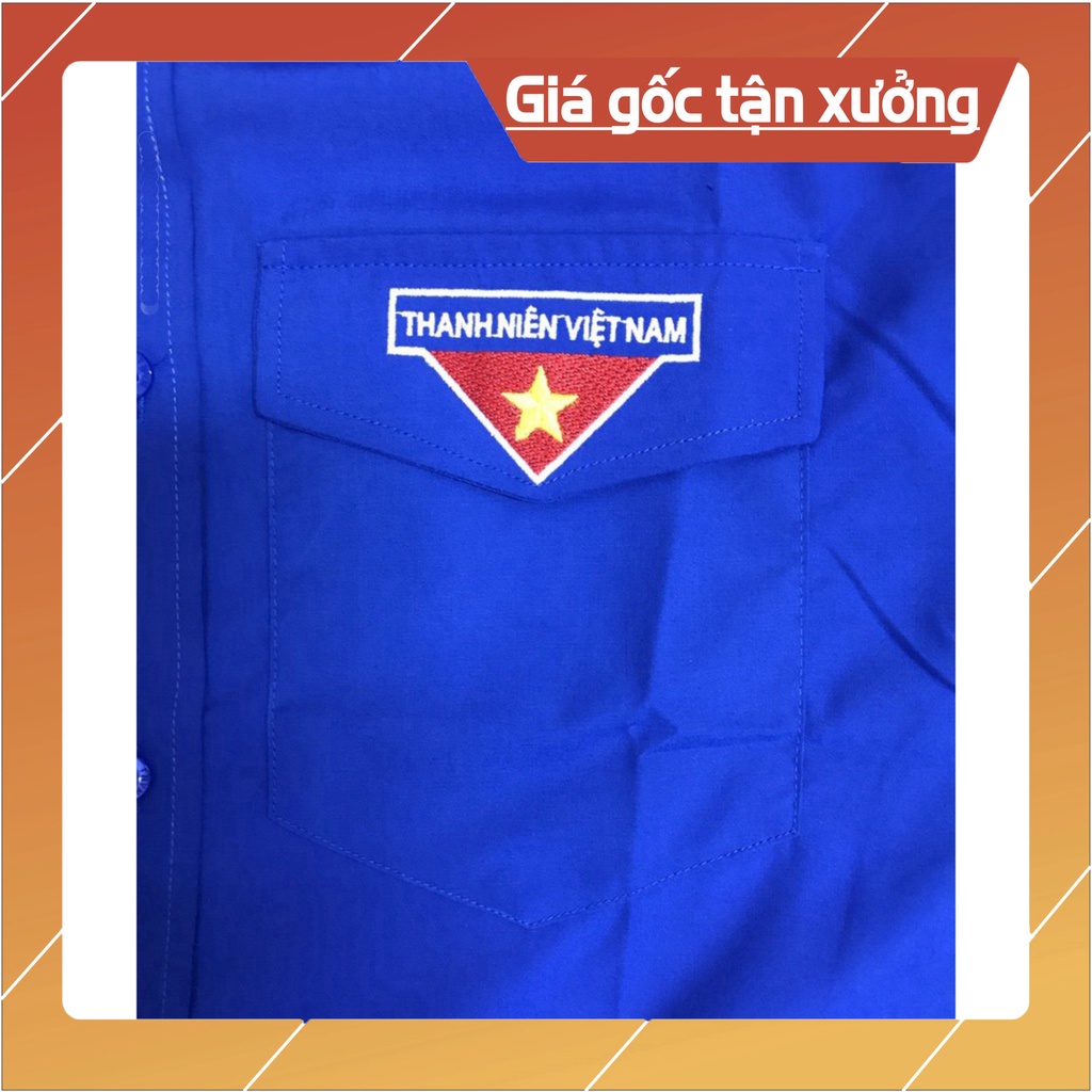 Áo Đoàn - Áo sơ mi đồng phục nam nữ đoàn thanh niên Cộc Tay - Dài Tay