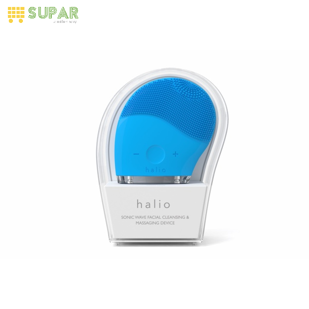 Máy rửa mặt và massage Halio Facial Cleansing & Massaging Device - Sky Blue Bảo hành chính hãng 12 tháng