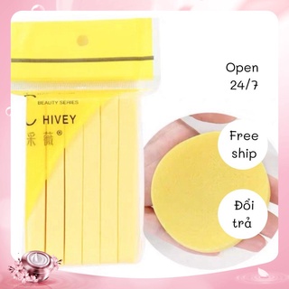 Mút Rửa Mặt Bọt Biển Chivey ( Gói 12 Thanh)