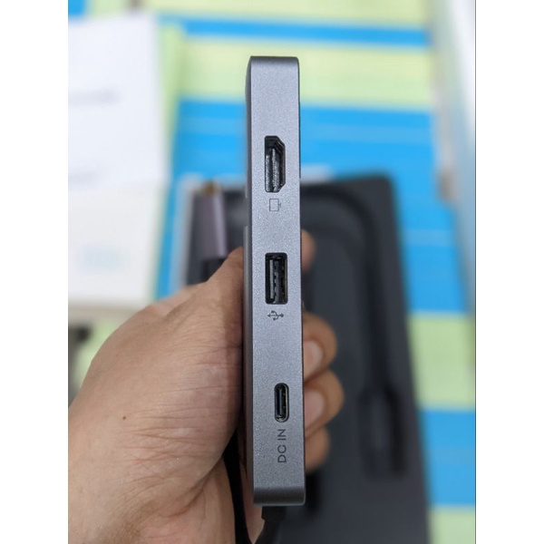 Hub Type C Ravpower 8 trong 1 hỗ trợ PD 100W
