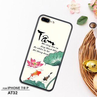 ốp điện thoai in hình Phong cách THƯ PHÁP cho máy IPHONE 7 PLUS