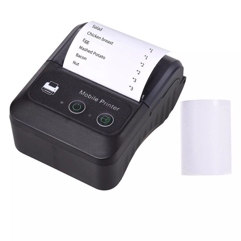 [Mã 273ELHA100K0 hoàn 7% đơn 500K] HHS Máy in hoá đơn Mobile Printer Aibecy - Máy in nhiệt bluetooth