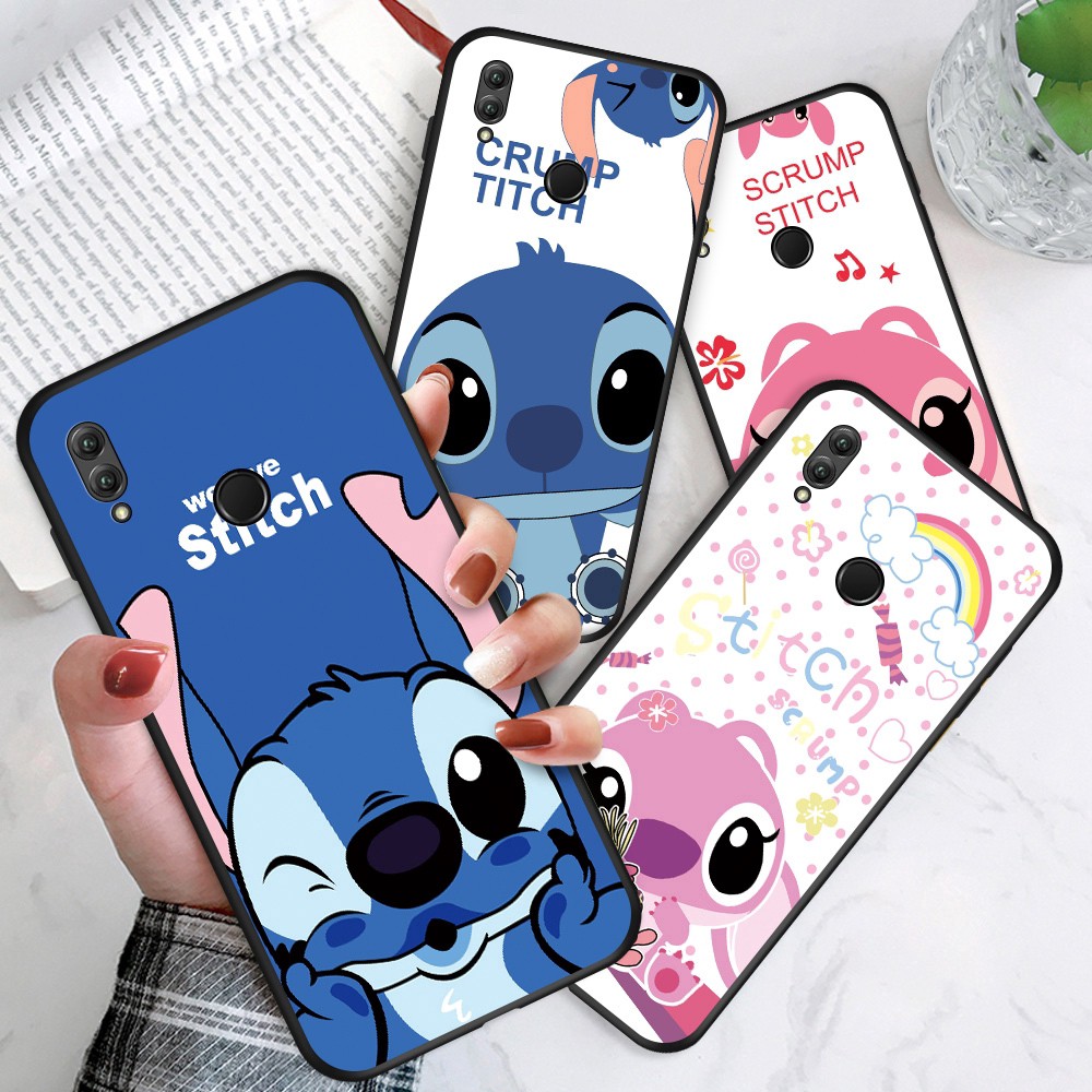 Huawei Honor 7X 7S Gr5 2017 6X 6C Pro Note 10 20 huawie For Soft Case Silicone Casing TPU Cute Cartoon Lovers Stitch Angel Sweetheart 626 Shockproof Phone Full Cover simple Macaron matte Back Cases