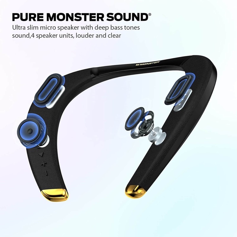Loa Bluetooth neckband Monster Boomerang Petite - New seal 100%