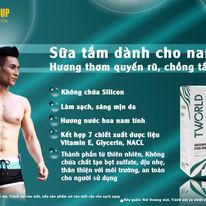 [Cao Cấp]Sữa Tắm Nam Tworld An Toàn Không Độc Hại, Làm sạch,Tẩy Da Chết, Giữ Ẩm, Hết Hôi, Không Chứa Paraben,Thiên Nhiên