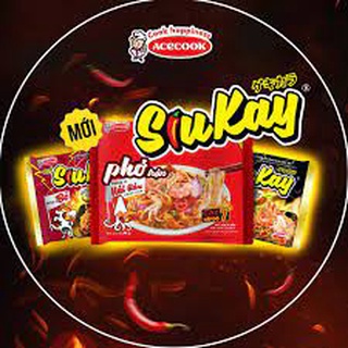 Phở trộn, Mì tôm cay 7 cấp độ Siukay Vị Bò, Hải Sản.