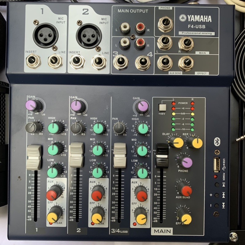 Bộ 3 Mixer Hát livestream+karaoke F4,F7 Và M4 Hay Nhất Trong Dòng Mixer