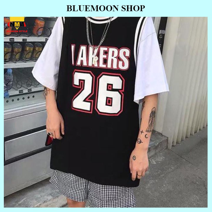 Áo Thun Unisex Form Rộng ⚡FREE SHIP⚡ Áo Phông Kiểu Bóng Rổ FreeSize Cao Cấp | BigBuy360 - bigbuy360.vn