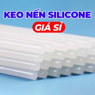 Combo keo nến silicone màu trắng đục sử dụng cho máy bắn keo 20w - Set 10 - 20 - 30 - 40 - 50 cái