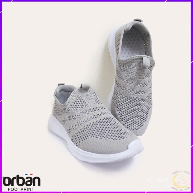 Giày sneaker nữ màu ghi Mũ giày bằng vải lưới vô cùng thông thoáng