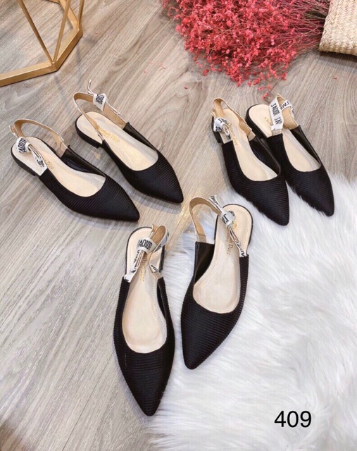 Sandal bệt tăm quai nơ jadi ỏ mã 409