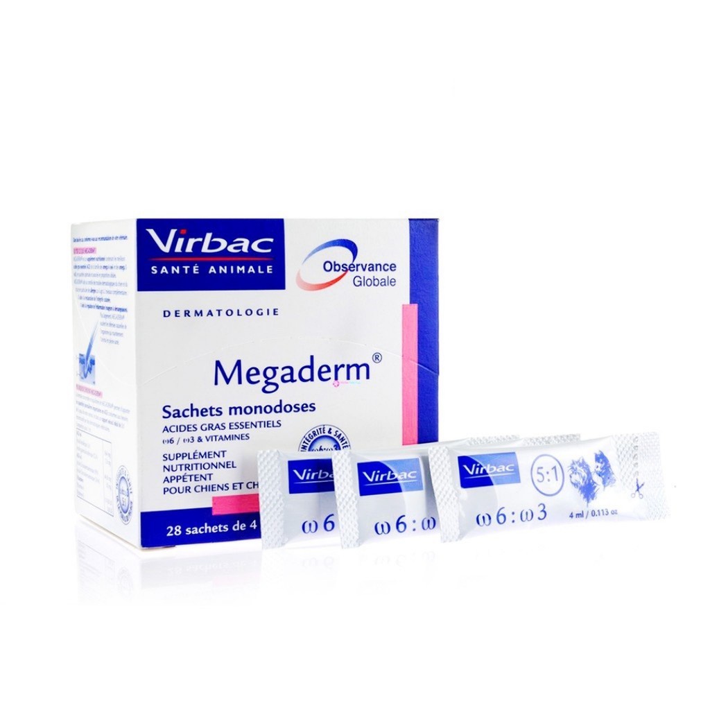 Dầu mượt lông, giảm rụng lông, trị bệnh về da Mehaderm Virbac