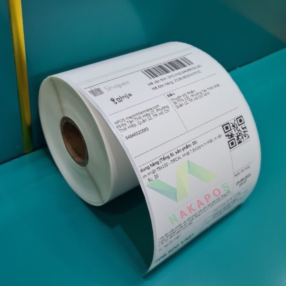 MAX-TEM KHỔ A6  Kích thước: 100x150 mm/1 tờ