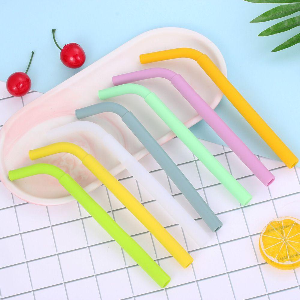 Ống Hút Silicone Uốn Cong Tiện Dụng Cho Gia Đình / Quán Bar