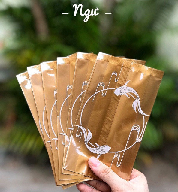 Túi đựng bánh trung thu 150g kèm khay 9 mẫu Ngư