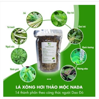 Combo 30 Gói Lá Xông Thảo Mộc NaDa TẶNG 3 Chai Tinh Dầu Sả Chanh + 1 Lều Xông Hơi trị giá 480k