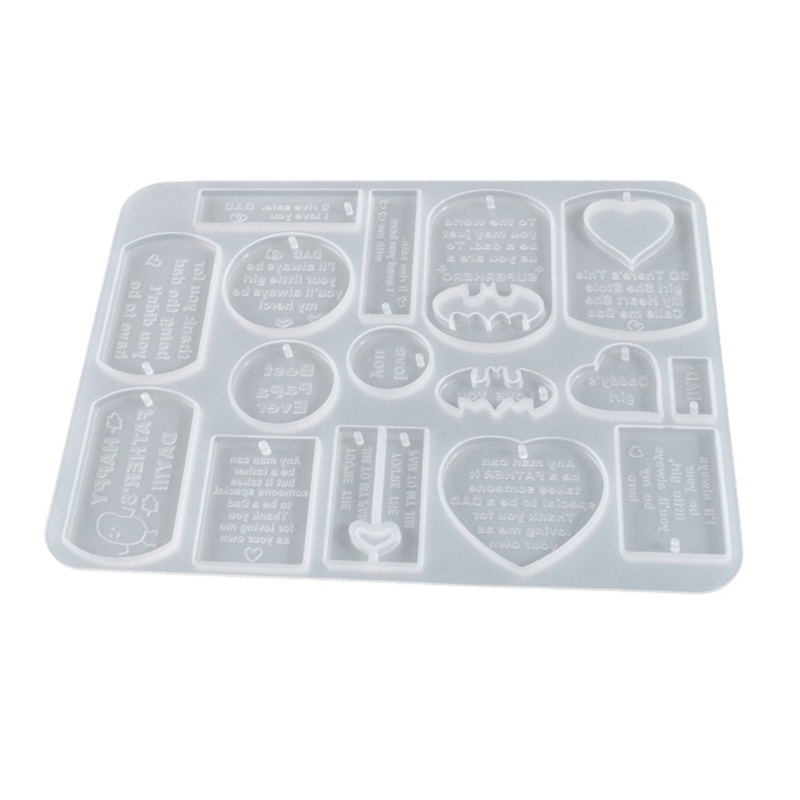 ✿ Set 1 / 2 Khuôn Silicone Làm Đồ Thủ Công Đa Năng Tiện Dụng Hình Tròn / Trái Tim