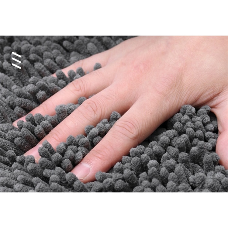 Thảm Lót Sàn Nhà Tắm / Nhà Vệ Sinh Màu Sắc Đơn Giản Thấm Hút Nước Chống Trượt Tiện Dụng