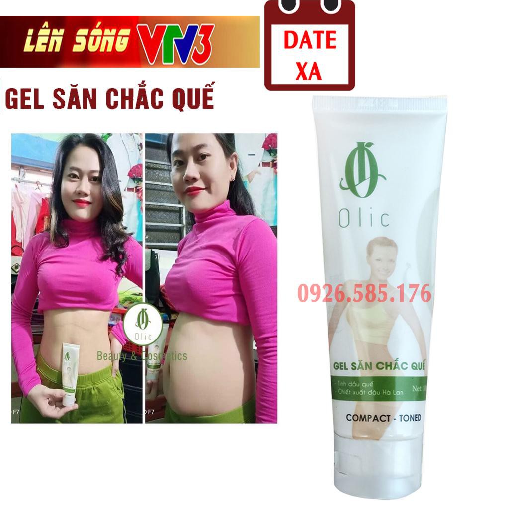 Kem tan mỡ bụng olic, Gel săn chắc gừng quế olic