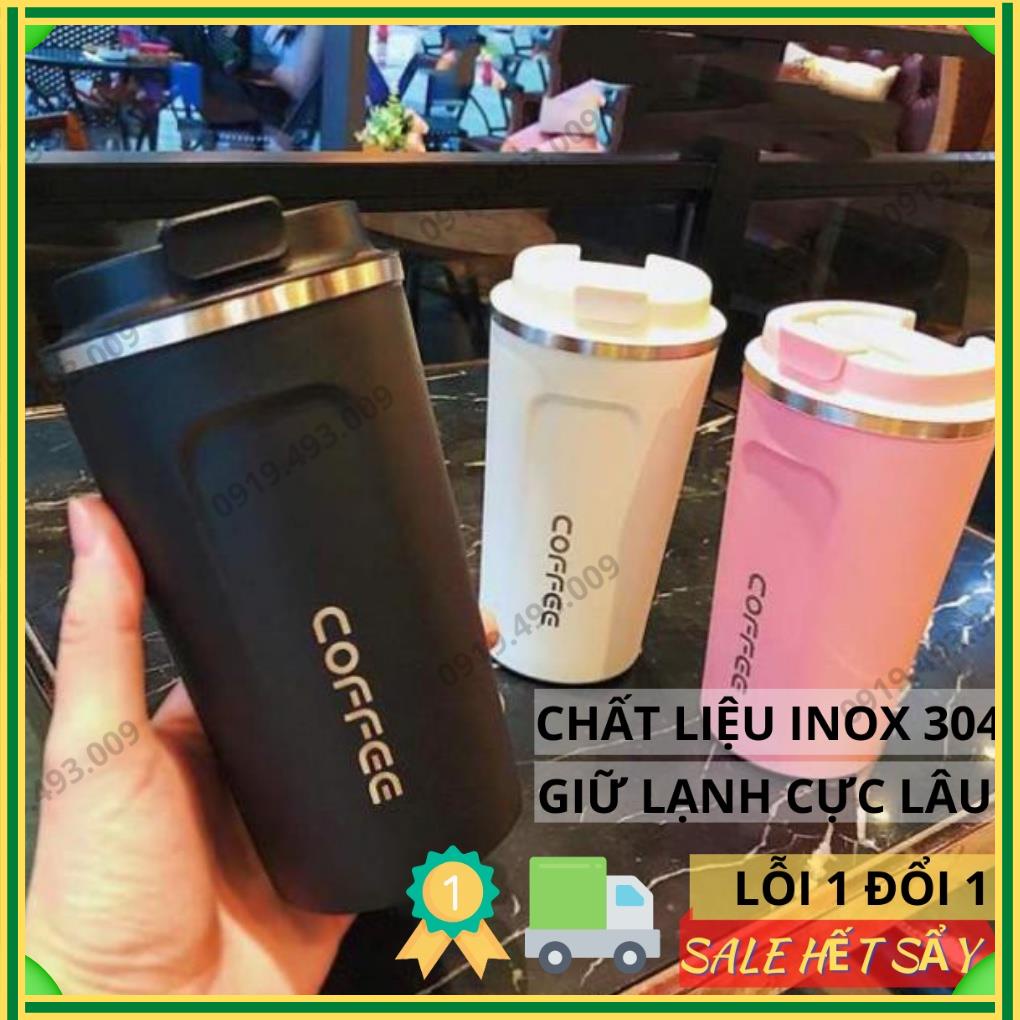 , Ly giữ nhiệt Hàn Quốc Inox 304 Coffee Cao Cấp