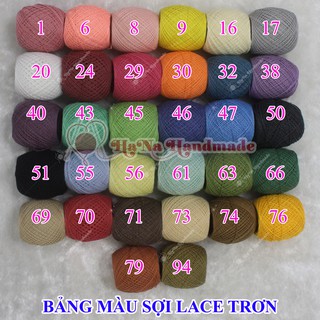 Sợi lace cotton 50gram/cuộn
