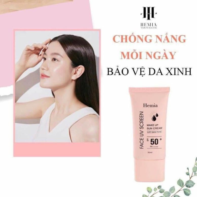 [GIÁ SỈ 100% CHUẨN AUTH] Kem chống nắng Hemia bật tone trắng sáng-Tổng kho sỉ giá tốt