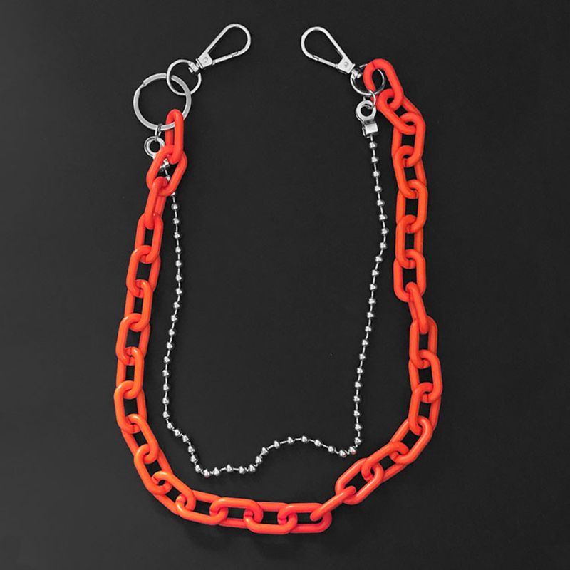 Dây Xích Acrylic Hai Lớp Chịu Lực Tốt Dùng Làm Ví / Móc Khóa