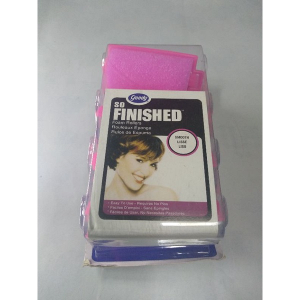 Combo 8 cái lô mút uốn tóc mái, cuốn tóc xoăn siêu cong mầu hồng