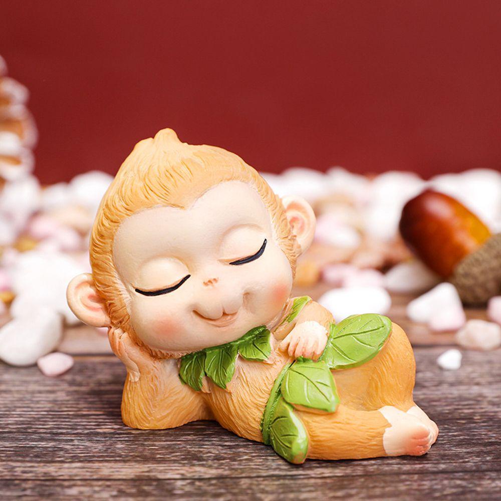 Mô Hình Tượng Vua Khỉ Bằng Nhựa Resin Trang Trí Nội Thất / Xe Hơi / Phòng Khách 1