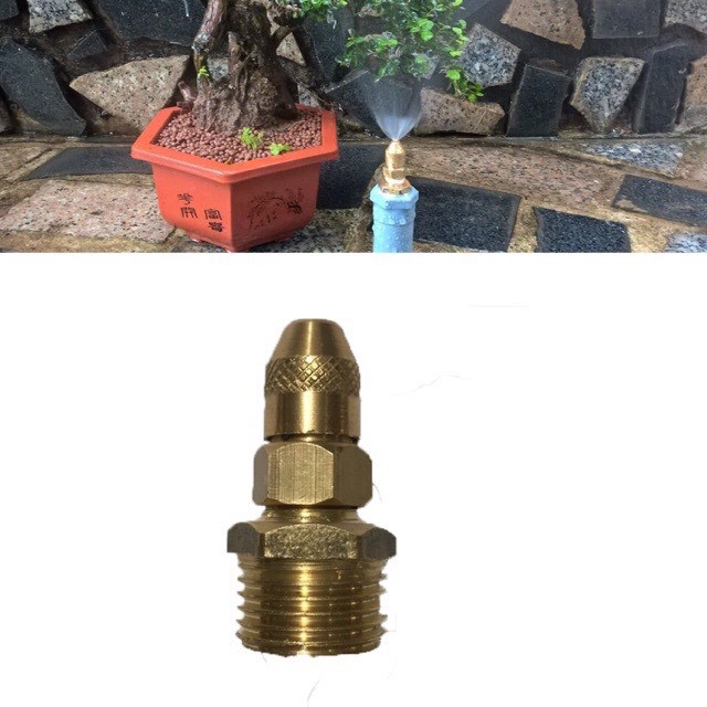 Béc phun sương đồng chân ren 21