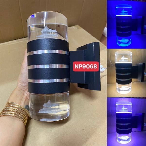 Đèn Pha lê 2 đầu phi 90 3 chế độ