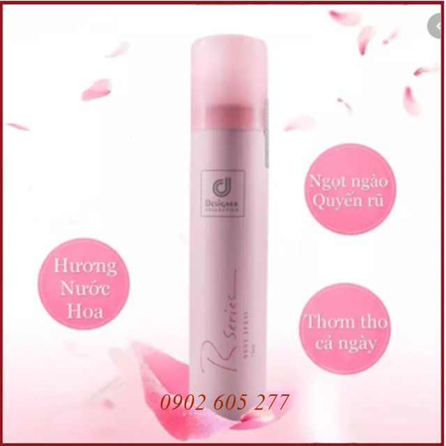 [hàng chính hãng] Xịt thơm Designer collection rseries body spray