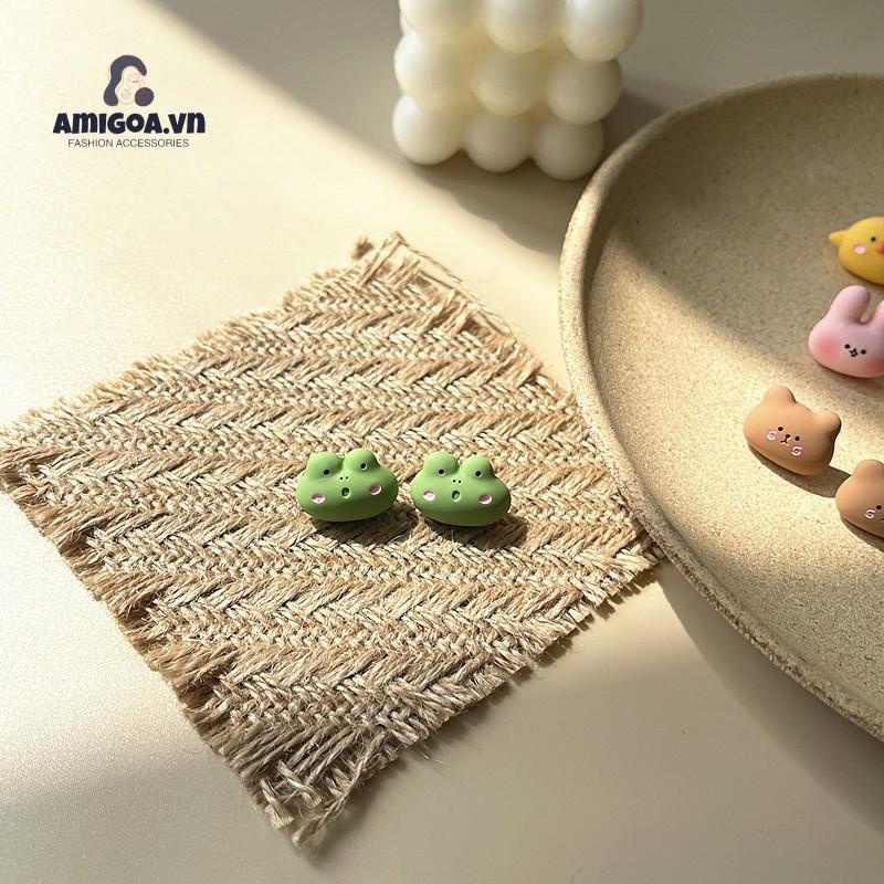 ✨✨Khuyên Tai Bạc 925 Hình Động Vật Dễ Thương