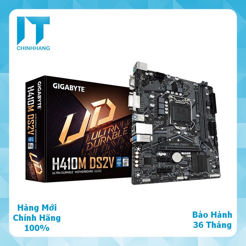 Bo Mạch Chủ Mainboard GIGABYTE H410M DS2V V3 - Hàng Chính Hãng