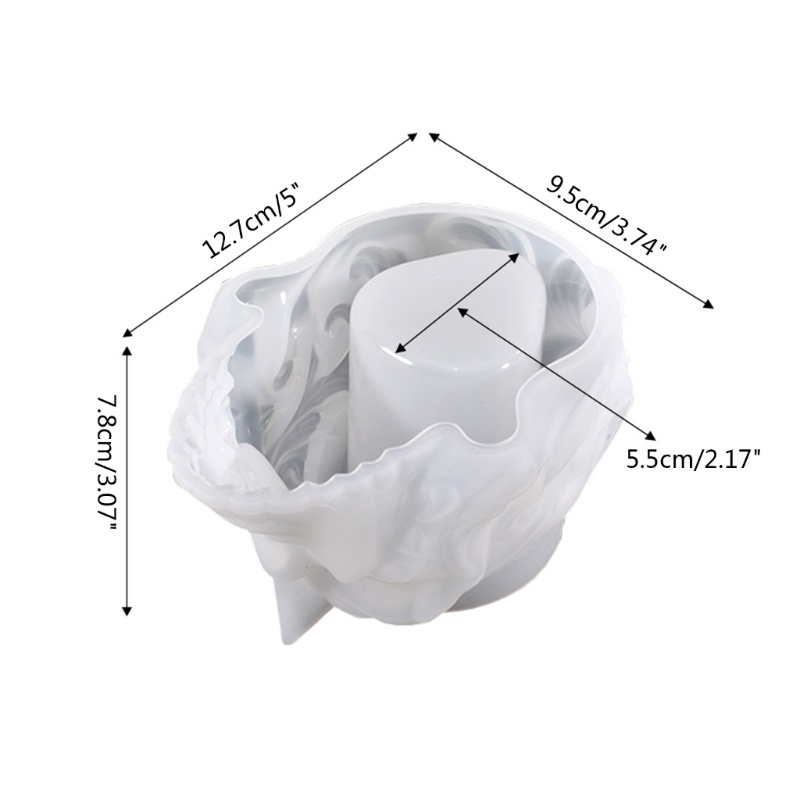 Sa Khuôn Silicone Làm Xà Phòng Hình Đầu Lâu