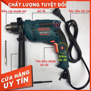 MÁY KHOAN TƯỜNG, SẮT, GỖ  BOSCH KHOAN 13 LY - PROFESSIONAL GSB 13RE - BẢO HÀNH TOÀN QUỐC nguyên zin nhé các bác