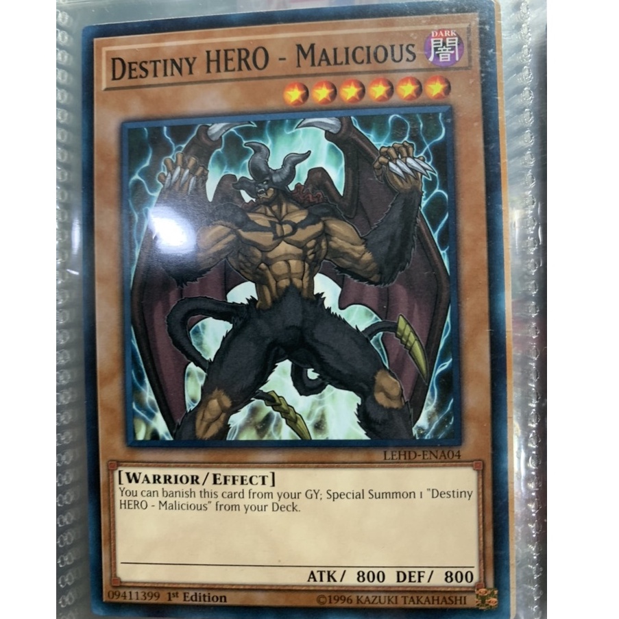 Thẻ bài Yugioh: Destiny Hero Malicious
