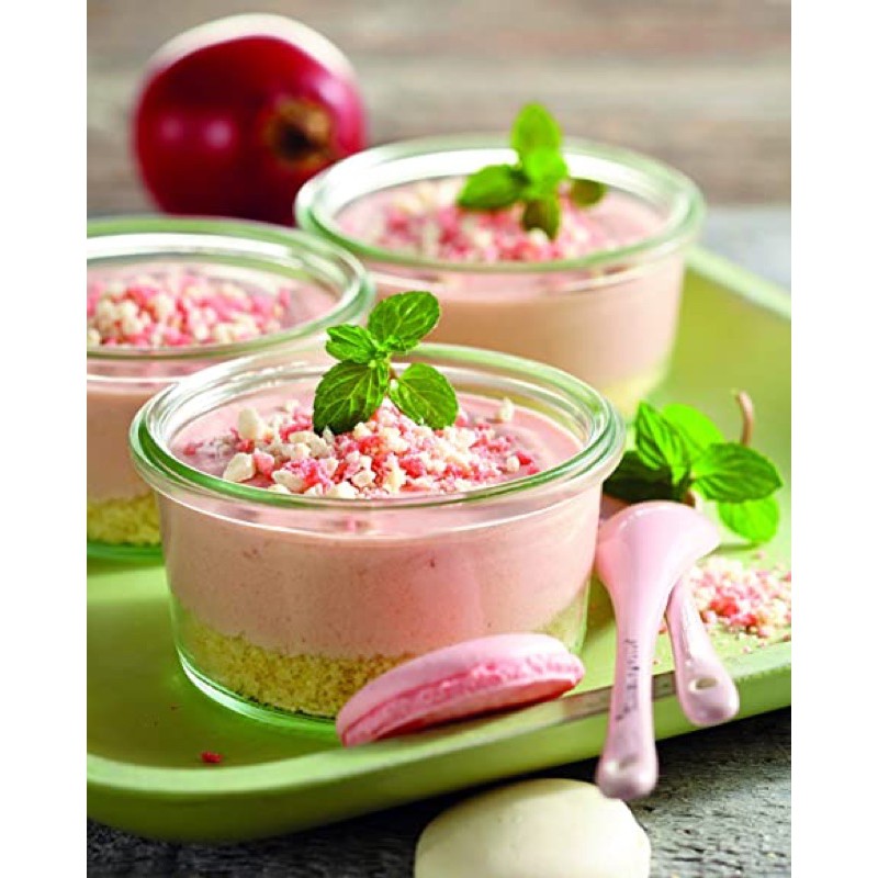 Hũ thuỷ tinh chịu nhiệt WECK - Made in Germany - Dung tích 165ml  - Giá bán 1 hũ - Hũ flan, yaua