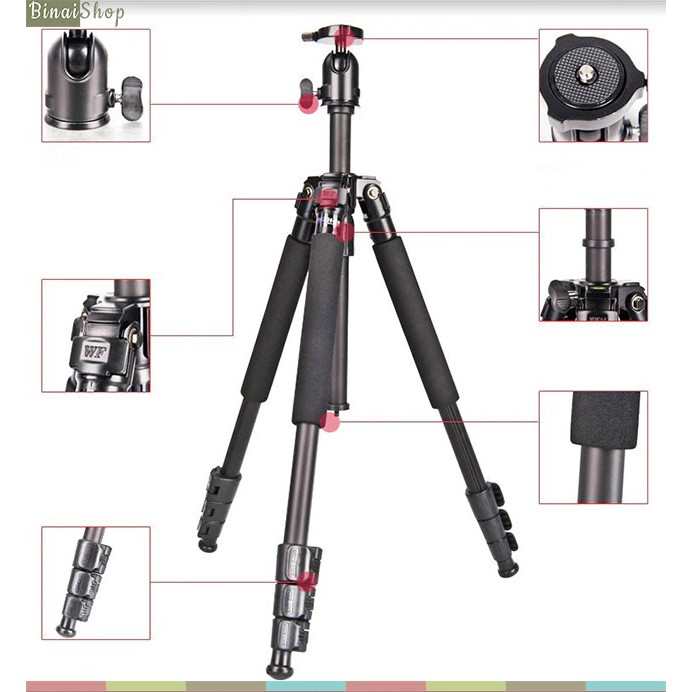 Chân đế tripod máy ảnh Weifeng WF-3642B