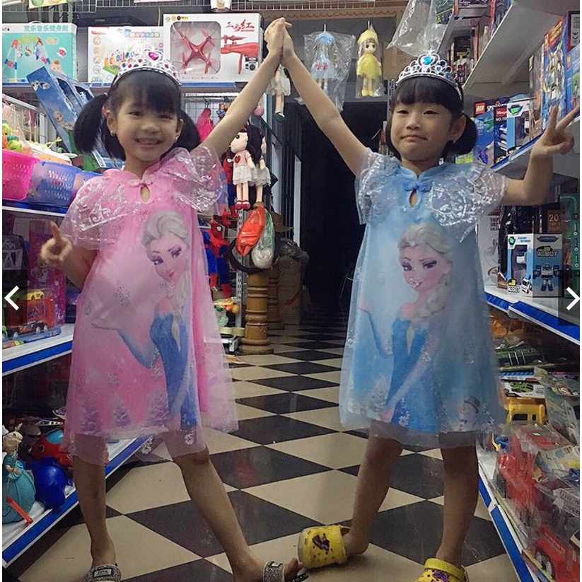 Bộ Siu Tập các Váy Đầm Elsa, Anna, Bạch Tuyết, Sofia, Bela, Pony, Công Chúa Ngủ Trong Rừng Cho Bé Gái Đáng Yêu