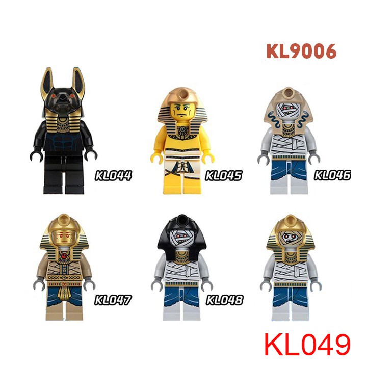 Minifigures Các Nhân Vật Trong Phim Xác Ướp Ai Cập KL9006