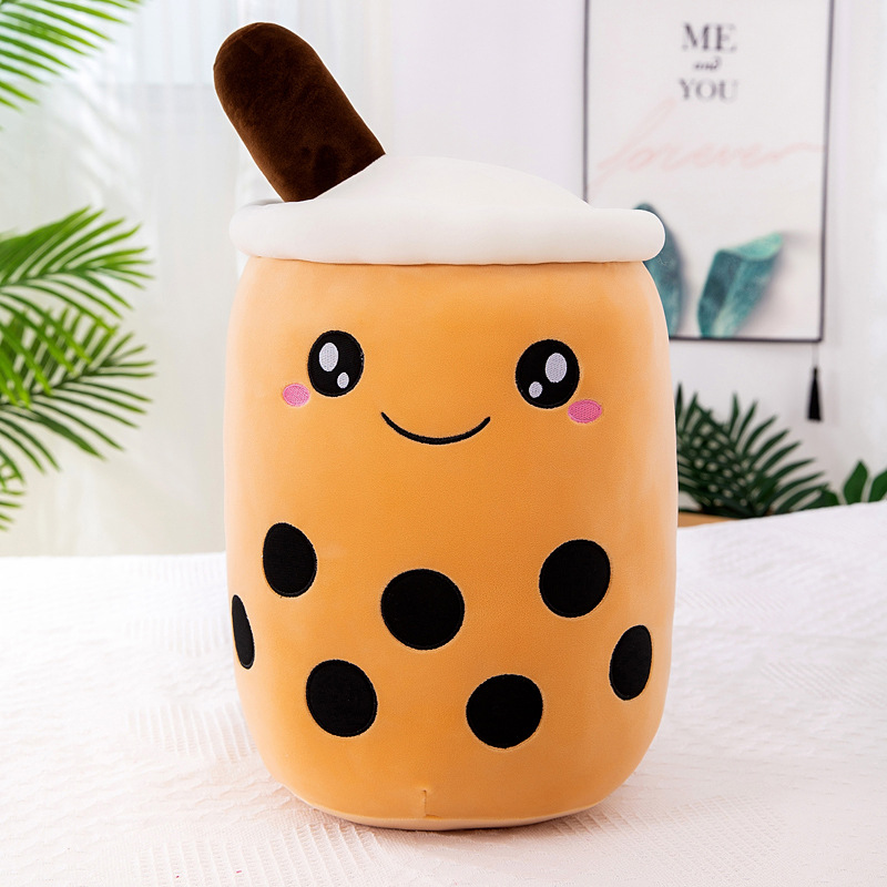 25CM Gấu Bông Trà Sữa Chân Trâu Mini Milk Tea Cup Plush Pillow Stuffed