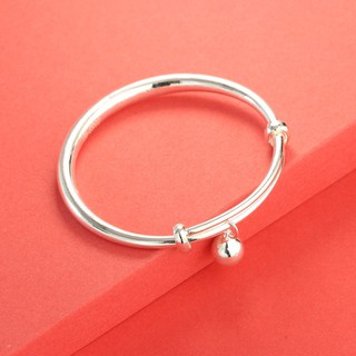 Lắc chân bạc ta cho bé có chuông CHIHIRO