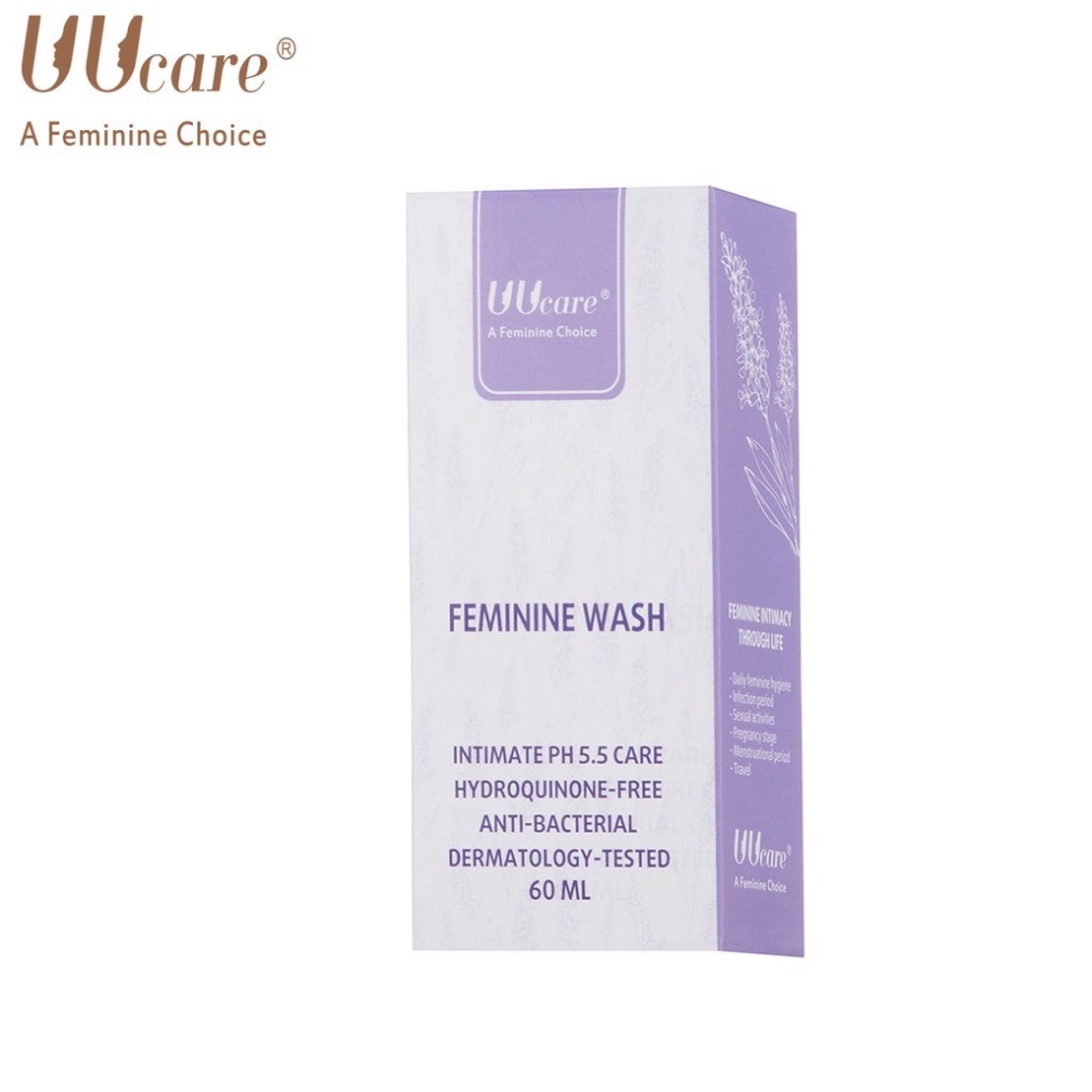 Nước vệ sinh phụ nữ chính hãng UUcare làm sạch vùng kín 60ML UC001