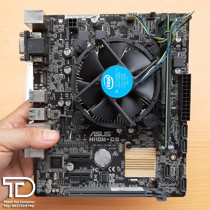 Combo main H110 + Chip G4560 + Ram 4GB DDR4 tháo máy văn phòng | WebRaoVat - webraovat.net.vn