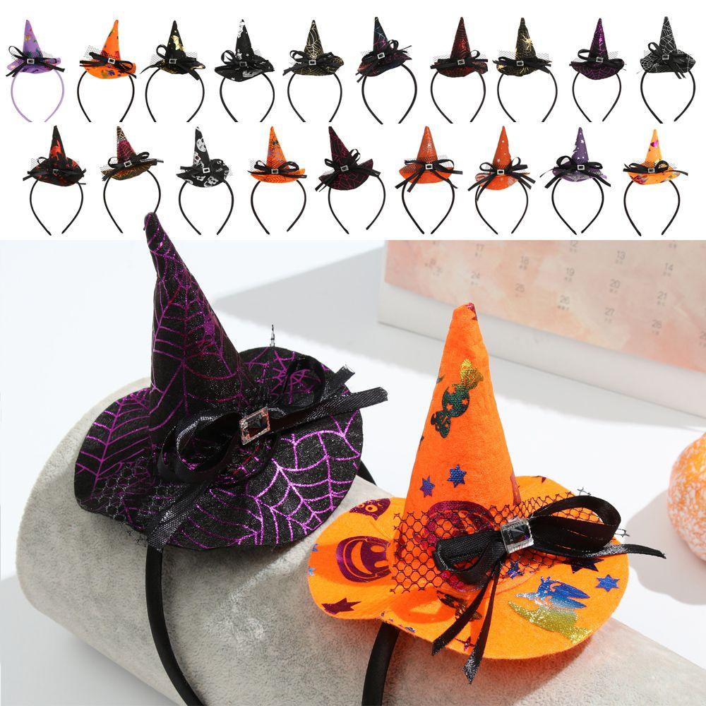 NIUYOU 1 Băng Đô Mũ Phù Thủy Hóa Trang Halloween