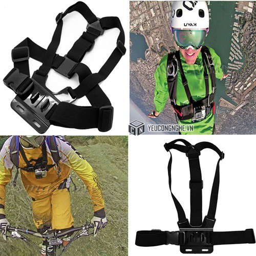 DÂY ĐEO NGƯỜI CHO GOPRO HERO - ADJUSTMENT ELASTIC BODY CHEST BELT