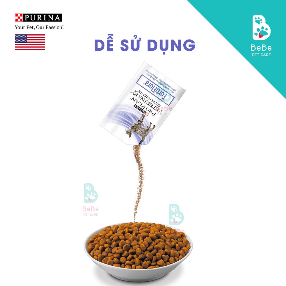 Men Tiêu Hoá PURINA FortiFlora Pro Plan Hỗ Trợ Và Ổn Định Đường Tiêu Hoá Cho Mèo