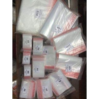 Túi zipper chỉ đỏ